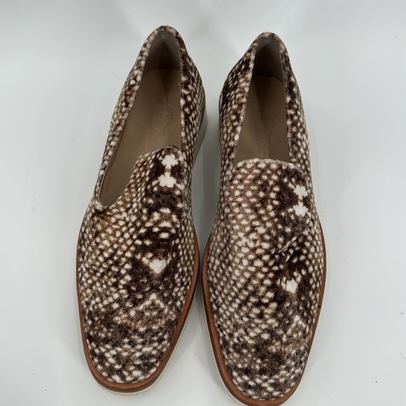 Free People Snake Eyes Velvet Slip On Loafers 40 - Picture 3 of 8
